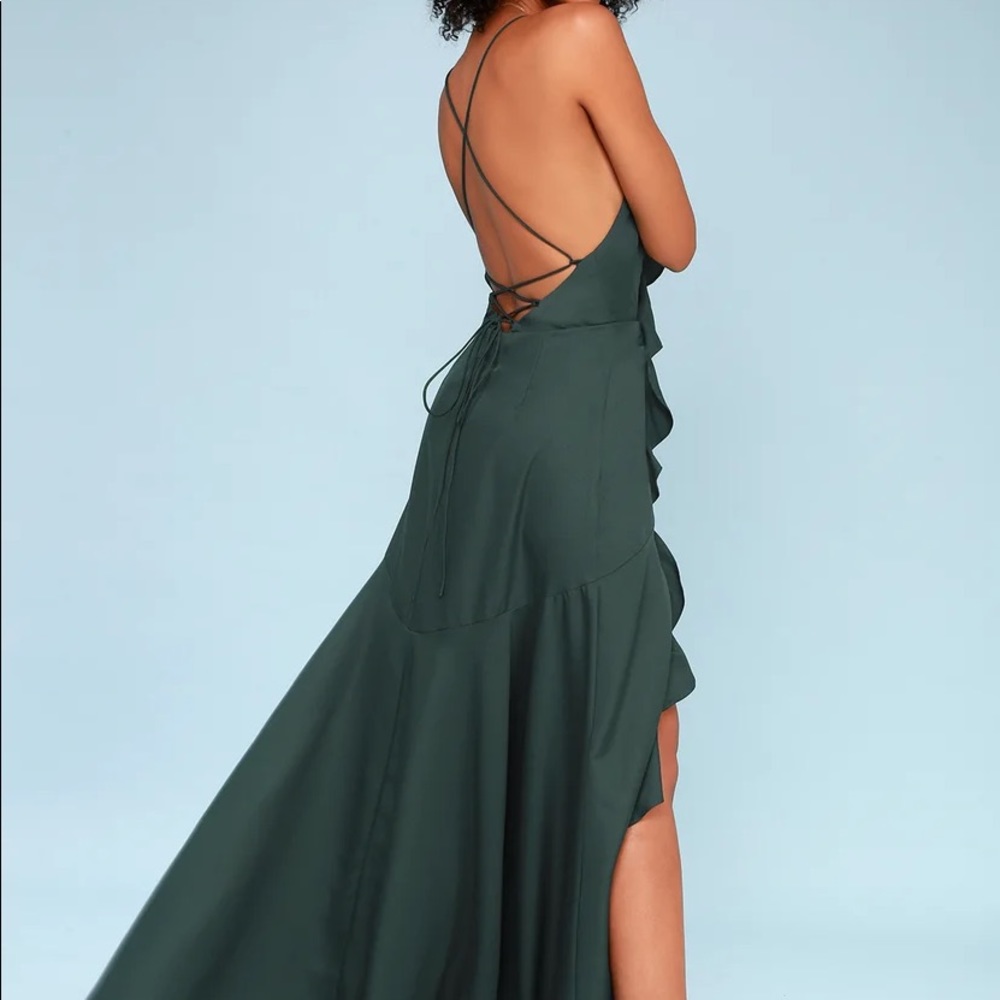 Lulus Ruffled Maxi Dress - Picture 4 of 4